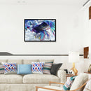 5D Full Round Drill Diamond Painting DIY Colorful Bird Rhinestone Picture