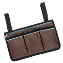 Universal Wheelchair Side Bag Pouch Storage Accessory Phone Holder Coffee