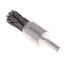 20mm wire knot end brush stainless steel with 1/4" shank for grinder   Z