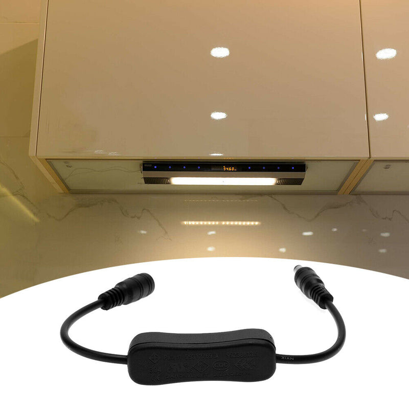 2pcs 2.1 X 5.5mm for DC Power Cable On/Off Switch Cable for LED Strip Light
