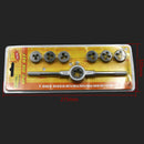 8PCS/Set Metric Tap Die Wrench M3-M12 Screw Thread Plugs Taper Drill Han QBV
