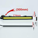 2pcs Waterproof 12V LED COB Car Auto DRL Driving Daytime Running Lamp Fog