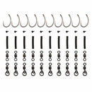 Tackle Ready Tied Ronnie Rigs (Pack of 10)-Carp Pop Up Coarse Fishing Barbe F1A1