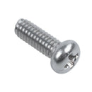 M2.5 x 7mm 304 Stainless Steel Phillips Round Head Screws Bolt 60pcs W2L5