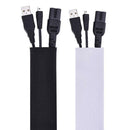 118inch Neoprene Cable Management Sleeves Flexible Cable Cover Organizer DIY