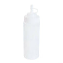 12oz Plastic Squeeze Sauce bottle Dispenser Cap Condiment Oil Ketchup 1Pc-w