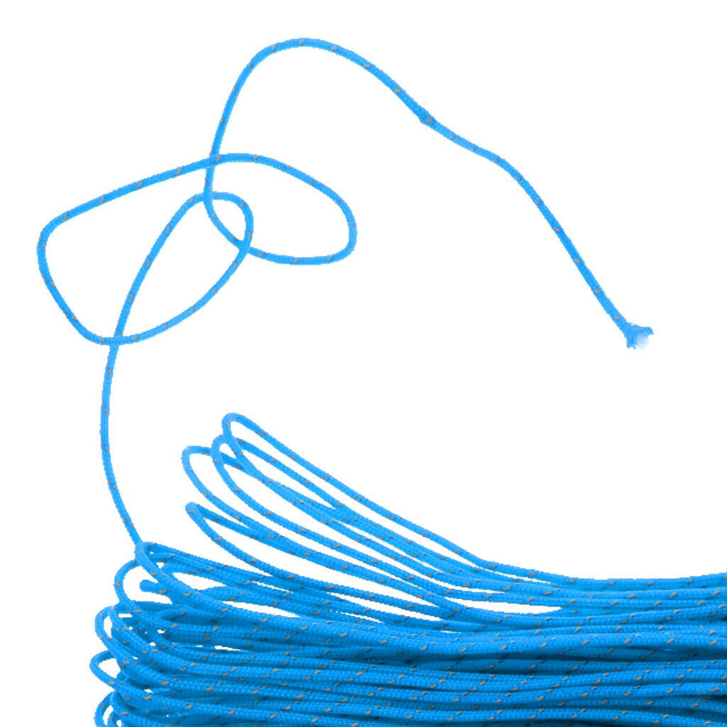 1.8mm 20M Blue Guyline Tent Rope Runner Guy Line Camping Cord Paracord Guide