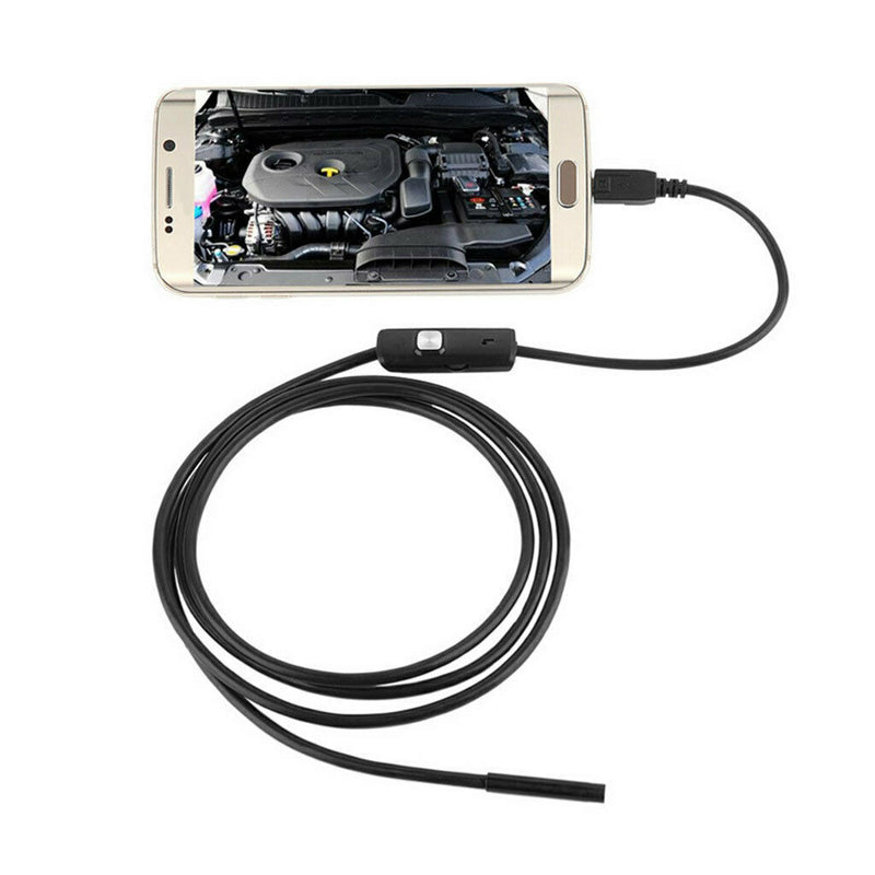 7mm 6 LED Android PC Waterproof Inspection Borescope Camera 3.5M
