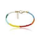 Boho Multilayer Foot Chain Handmade Colortful Anklet Bracelet Women Jewelry G BX