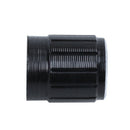 17mm x 16mm Plastic Potentiometer Control Volume Rotary Knob Cap Black