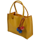 Fashion Girls Handbags Trendy Leather Shoulder Bag Candy Color Flowers Tote