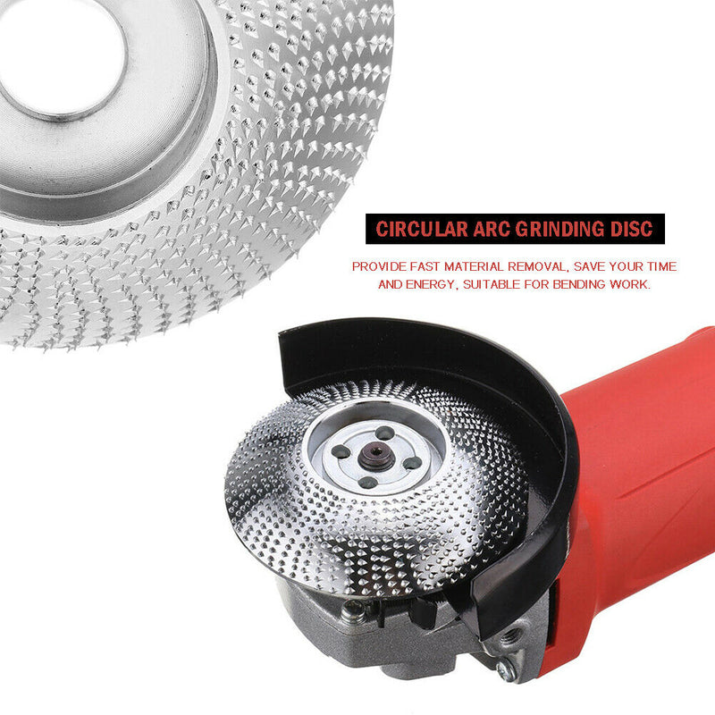 Tungsten Carbide Wood Angle Grinding Wheel Sanding Disc Carving Rotary Tool 22mm