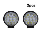 2x 42W Car 10-30V LED Work Spot Lights Spotlight Lamp Van ATV Offroad SUV Truck