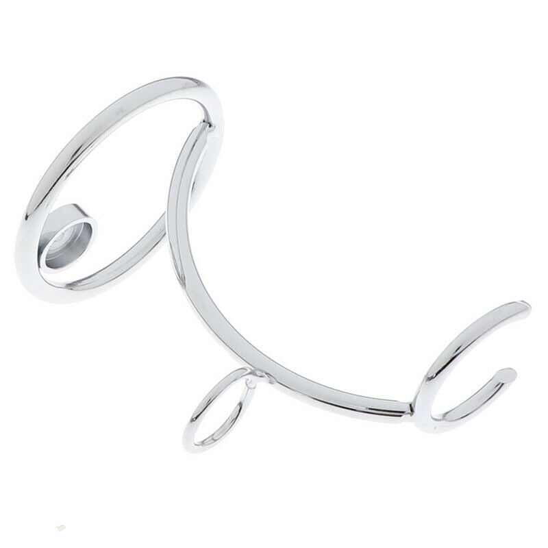 Salon Men Double Edge Safety Razor Set Mustache Beard Shaving Brush Stand Holde-