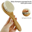 3pcs Baby Care Hair Brush Comb Set For Newborns Kids Home Wooden Soft Bristles