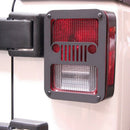 Rear Tail Lights Black Light Guard For 2007-2018 Jeep Wrangler Jk Unlimited H3X2