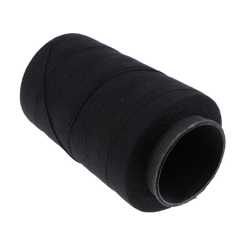 Black Cotton Thread Hand Sewing Weaving Tool For Hair Extensions Weft Weaves