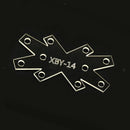 Leather Keyring Key Chain Template Clear Acrylic Pattern Leather Craft Tool