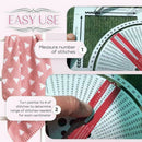 Knitting Gauge Converter Sweater Knitting Circular Weave Counting Frame RulS Ew