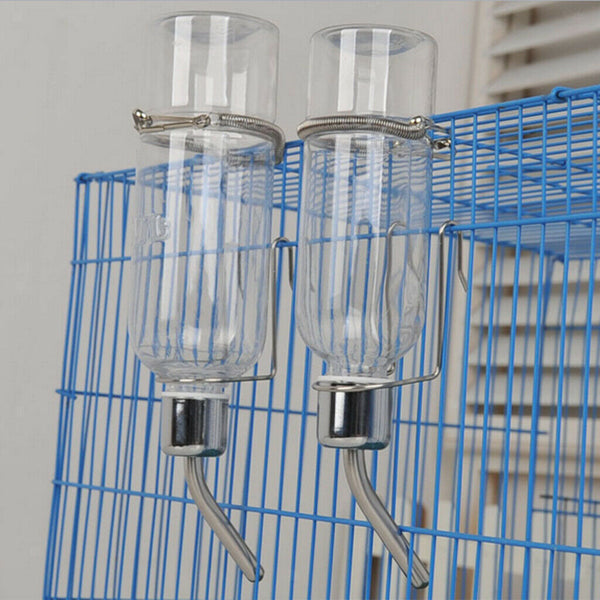 2pcs Dog Hamster Hanging Bottle Auto Feeder Water Dispenser
