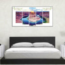 5pcs 5D DIY Full Drill Diamond Painting Ring Lake Water Cross Stitch Kits