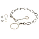 2 Pcs Pet Bird Leash Parrot Foot Chain Stainless