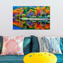 Full Drill 5D Diamond Embroidery Painting DIY Colorful Forest Cross Stitch