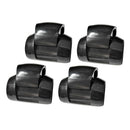 4Pcs Adjustable Quick Release Nylon Clamp Buckle for Paddle Shaft Black