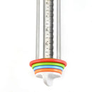 Adjustable Stainless Steel Rolling Pin with 4 Thickness Rings for Baking 17 inch