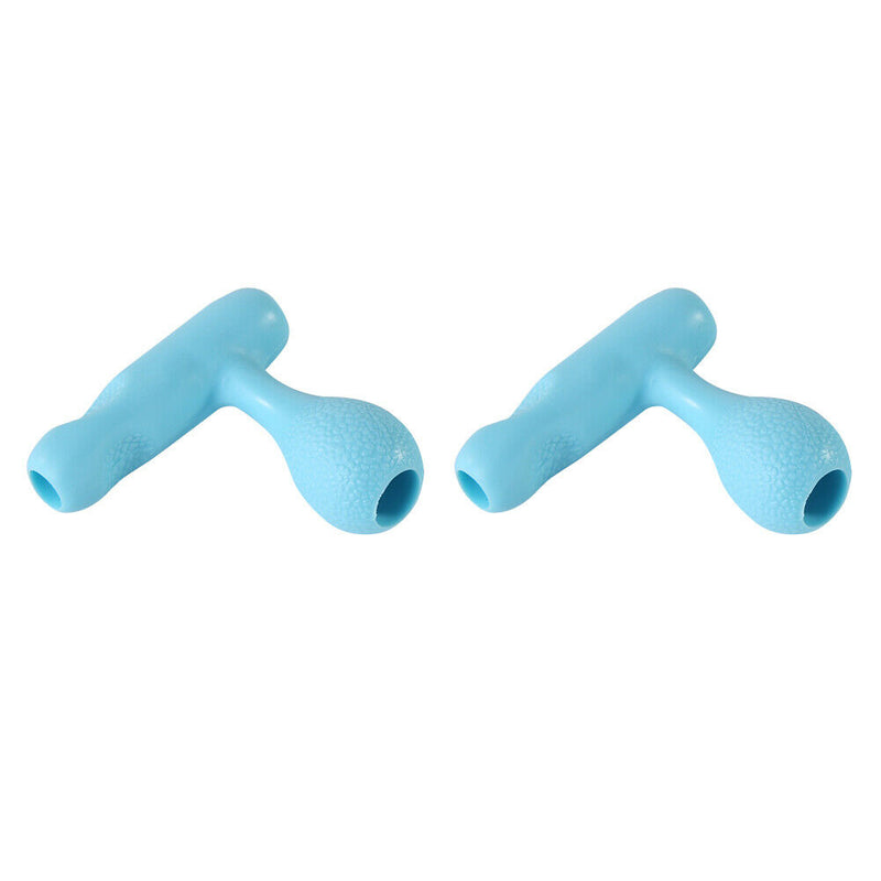 Kids Writing Pencil Holder Rubber Children Pen Aid Grip Tools Set (White)