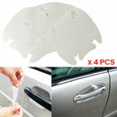 4Pcs Durable Invisible Car Door Handle Paint Scratch Protector Guard Film Sheet