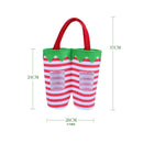 Elf Pants Wine Bottle Supplies Stripe Christmas Handbag Xmas Home Decor