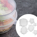 Stretch Lids,Silicone Stretch Covers, Reusable Seal Food Stretch Wrap 6
