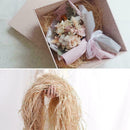 DIY Decor Natural Dried Raffia Fibre Bulk Weaving Gift Hot Rope Ribbo Box B T0Y7