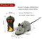 Wireless Remote Control RC Electronic Rat Mouse Mice For Cat Dog Pet Funny