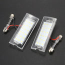 Pair Error Free LED Number License Plate Lights Lamp For BMW X5 E53 X3 E83