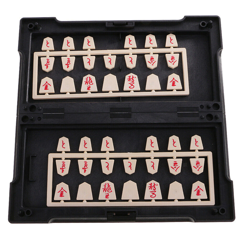 Classic Japanese Chess Game Potable Size With  Folding Checkerboard