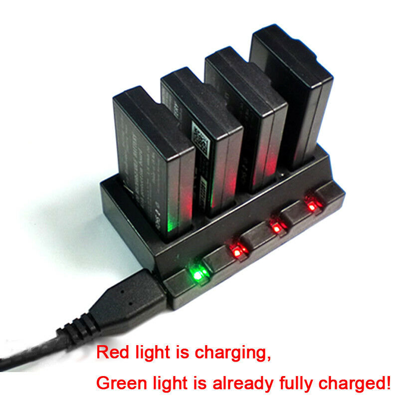 4 IN 1 Port USB Battery Charger For Parrot Minidrones Rolling Spider Mambo RC