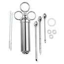 1 Set Turkey Baster Barbecue Basting Brush W/ Meat Marinade Injector