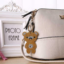 4pcs DIY Bear Full Drill Special Shaped Diamond Painting Keychains Pendant