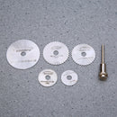 6Pcs/Set Circular Saw Blades Disc Rotary Tool Kit Set Mini For Metal Cutter