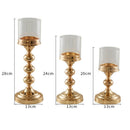 Light Candle Holder Wedding Party Table Centerpiece Candlestick Golden S
