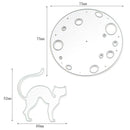 Round Cat Metal Cutting Dies Stencil DIY Scrapbooking Embossing Paper Craft