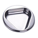 Stainless Seasoning Dish Sugar Spice Dipping Bowl Appetizers Plate Triangle