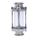 In-Line Sight Glass with Clamp End,Flow Sanitary Straight Sight Glass SUS31