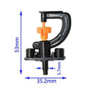 10pcs Rotate Sprinkler Greenhouse drip irrigation G Suspension Micro U9D1
