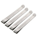 5Pcs/Pack Metal Sewing Crimping Clip Stainless Steel Ruler Measurement Clips Gw