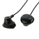 Sports Headphone Universal Phone Metal Headphones Ear Style(Black)