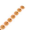 500 thank you with heart stickers seals scrapbook diy craft wedding favours FT