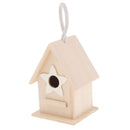 Wooden Little Birds Wood Nesting House Nest Home Pet Supply Accessories